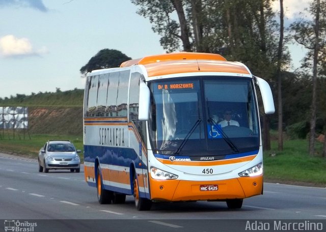 Viação Sertaneja 450 na cidade de Betim, Minas Gerais, Brasil, por Adão Raimundo Marcelino. Número da foto: #947761.