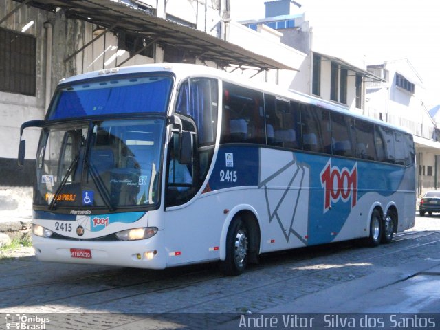 Auto Viação 1001 2415 na cidade de Rio de Janeiro, Rio de Janeiro, Brasil, por André Vitor  Silva dos Santos. Número da foto: #946539.