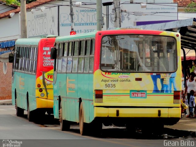 Expresso Cidade de Araguari Ltda 5035 na cidade de Araguari, Minas Gerais, Brasil, por Gean Brito. Número da foto: #947760.