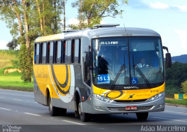 Viação Santa Edwiges 6170 na cidade de Betim, Minas Gerais, Brasil, por Adão Raimundo Marcelino. Número da foto: #947752.