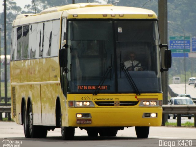 Viação Itapemirim 45261 na cidade de Osasco, São Paulo, Brasil, por Diego K420 . Número da foto: #947198.