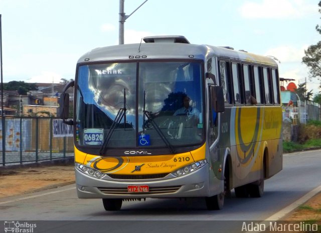 Viação Santa Edwiges 6210 na cidade de Betim, Minas Gerais, Brasil, por Adão Raimundo Marcelino. Número da foto: #947748.