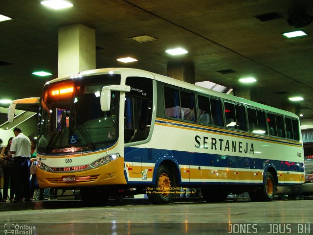 Viação Sertaneja 580 na cidade de Belo Horizonte, Minas Gerais, Brasil, por Jones Bh. Número da foto: #964758.
