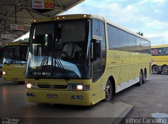 Viação Itapemirim 44043 na cidade de Uberaba, Minas Gerais, Brasil, por Vithor Augusto  Souza Carvalho. Número da foto: #967952.
