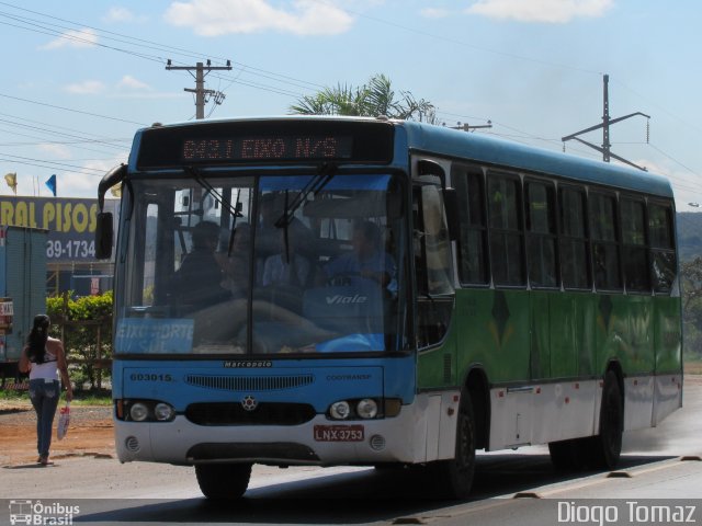 COOTRANSP 603015 na cidade de Planaltina, Distrito Federal, Brasil, por Diogo Tomaz. ID da foto: 967629.