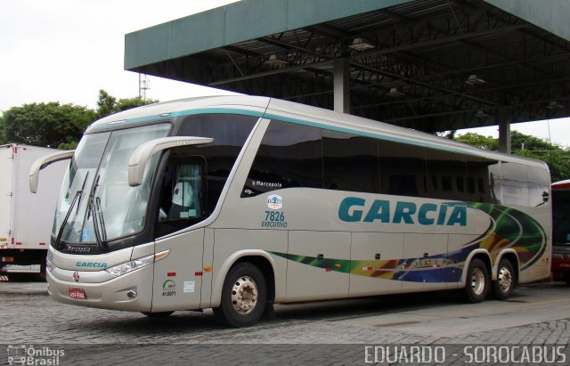 Viação Garcia 7826 na cidade de São Paulo, São Paulo, Brasil, por EDUARDO - SOROCABUS. Número da foto: #967018.