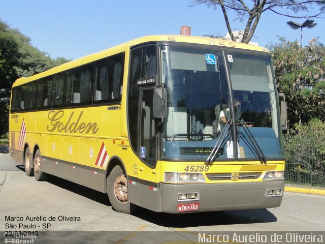 Viação Itapemirim 45289 na cidade de São Paulo, São Paulo, Brasil, por Marco Aurélio de Oliveira. ID da foto: 967088.