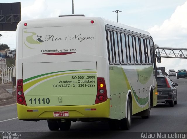 Rio Negro Fretamento e Turismo 11110 na cidade de Belo Horizonte, Minas Gerais, Brasil, por Adão Raimundo Marcelino. Número da foto: #967556.
