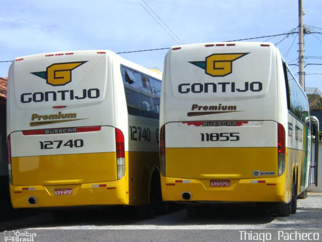 Empresa Gontijo de Transportes Carros 12740 E 11855 na cidade de Januária, Minas Gerais, Brasil, por Thiago  Pacheco. ID da foto: 967543.