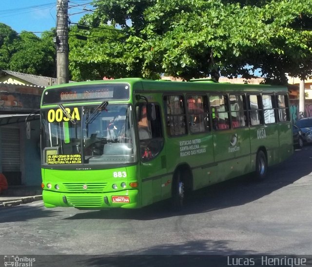 Riacho Transportes 883 na cidade de Contagem, Minas Gerais, Brasil, por Lucas Henrique . Número da foto: #966605.