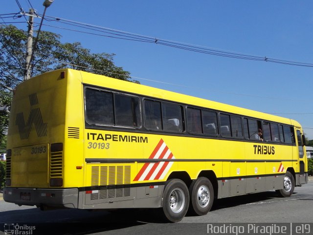 Viação Itapemirim 30193 na cidade de São José dos Campos, São Paulo, Brasil, por Rodrigo Piragibe. ID da foto: 966394.