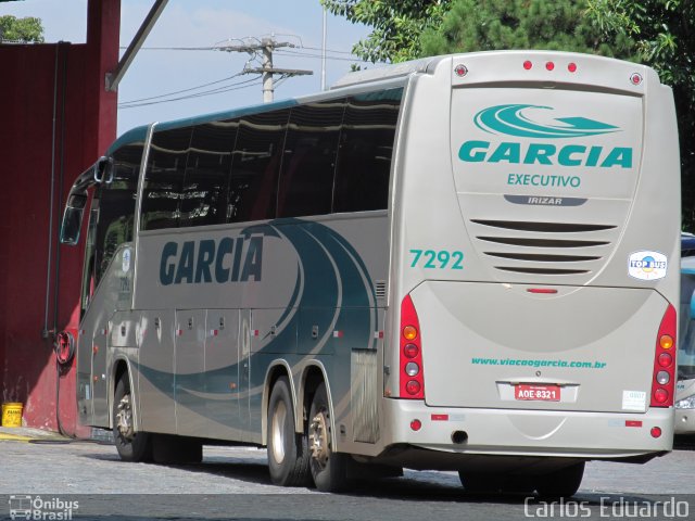 Viação Garcia 7292 na cidade de São Paulo, São Paulo, Brasil, por Carlos Eduardo. ID da foto: 967515.