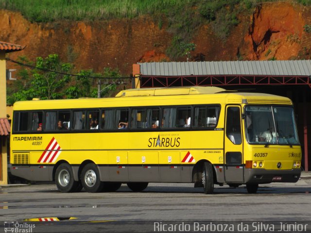 Viação Itapemirim 40357 na cidade de Paraíba do Sul, Rio de Janeiro, Brasil, por Ricardo Barboza da Silva Júnior. Número da foto: #967939.