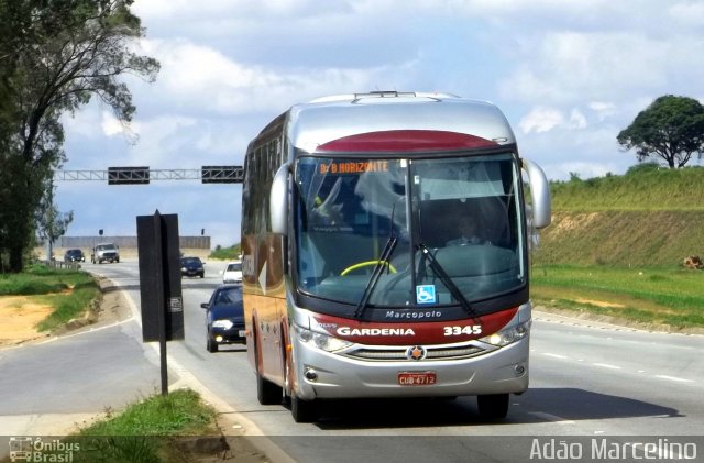 Expresso Gardenia 3345 na cidade de Betim, Minas Gerais, Brasil, por Adão Raimundo Marcelino. Número da foto: #967672.