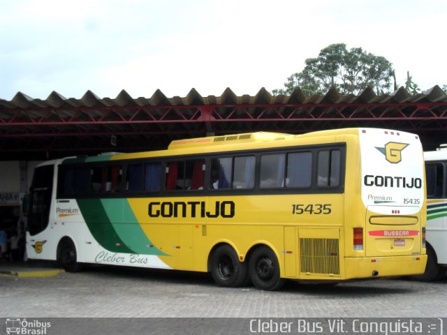 Empresa Gontijo de Transportes 15435 na cidade de Vitória da Conquista, Bahia, Brasil, por Cleber Bus. ID da foto: 967990.