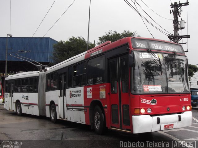 Himalaia Transportes > Ambiental Transportes Urbanos 4 1485 na cidade de São Paulo, São Paulo, Brasil, por Roberto Teixeira. ID da foto: 967194.