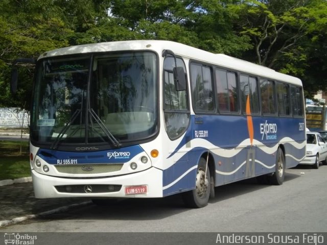 TransLocar RJ 555.011 na cidade de Macaé, Rio de Janeiro, Brasil, por Anderson Sousa Feijó. Número da foto: #968427.
