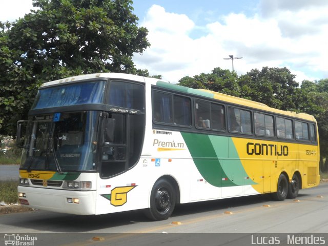 Empresa Gontijo de Transportes 15945 na cidade de Montes Claros, Minas Gerais, Brasil, por Lucas  Mendes. Número da foto: #969799.