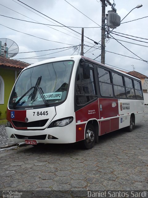 Transwolff Transportes e Turismo 7 8445 na cidade de Praia Grande, São Paulo, Brasil, por Daniel Santos Sardi. Número da foto: #968492.