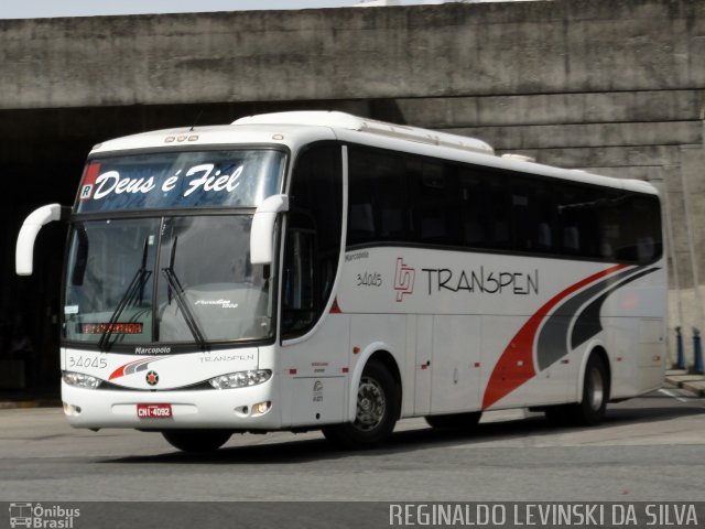 Transpen Transporte Coletivo e Encomendas 34045 na cidade de Curitiba, Paraná, Brasil, por Reginaldo Levinski da Silva. Número da foto: #970013.