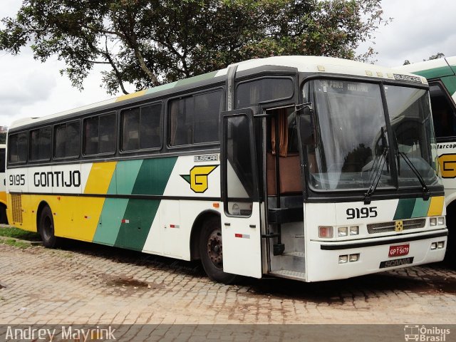 Empresa Gontijo de Transportes 9195 na cidade de Belo Horizonte, Minas Gerais, Brasil, por Andrey Gustavo. ID da foto: 970958.