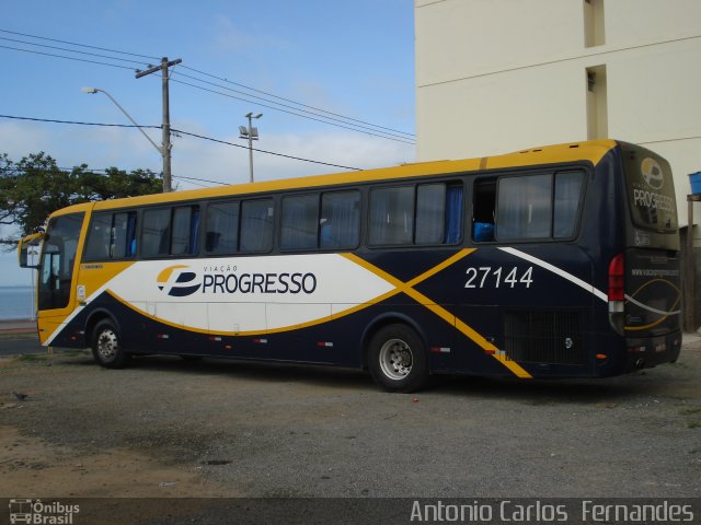 Viação Progresso 27144 na cidade de Guarapari, Espírito Santo, Brasil, por Antonio Carlos Fernandes. Número da foto: #970335.