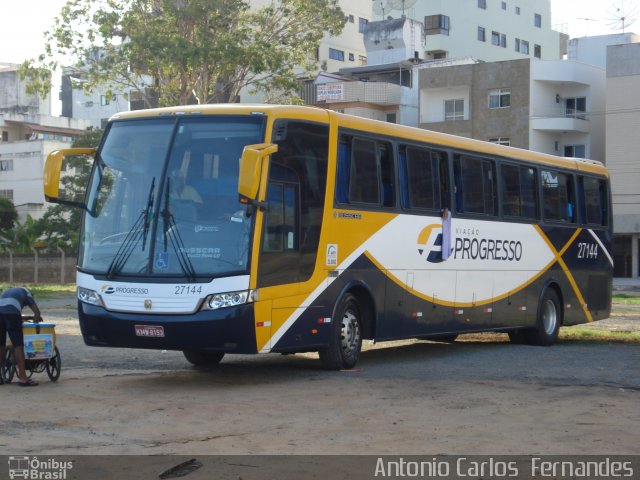 Viação Progresso 27144 na cidade de Guarapari, Espírito Santo, Brasil, por Antonio Carlos Fernandes. ID da foto: 970337.