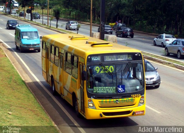 Via BH Coletivos 6249 na cidade de Belo Horizonte, Minas Gerais, Brasil, por Adão Raimundo Marcelino. Número da foto: #971295.