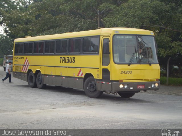 Viação Itapemirim 24203 na cidade de São José dos Campos, São Paulo, Brasil, por José Geyvson da Silva. Número da foto: #972510.