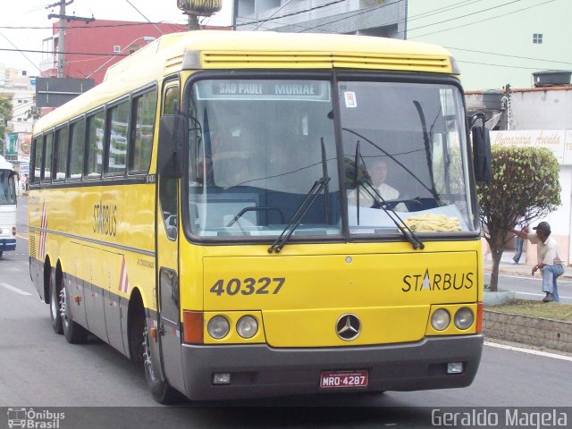 Viação Itapemirim 40327 na cidade de Aparecida, São Paulo, Brasil, por Geraldo Magela. Número da foto: #972855.