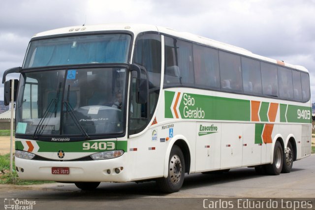 Cia. São Geraldo de Viação 9403 na cidade de Vitória da Conquista, Bahia, Brasil, por Carlos Eduardo Lopes. Número da foto: #973369.