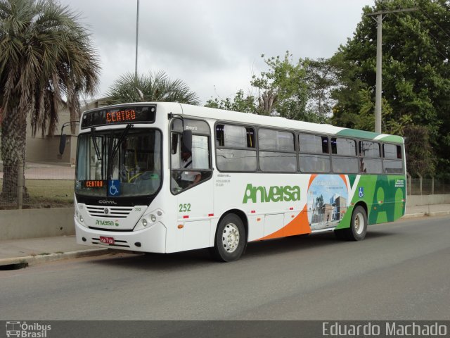 Anversa Transporte Coletivo 252 na cidade de Bagé, Rio Grande do Sul, Brasil, por Eduardo Machado. ID da foto: 974905.