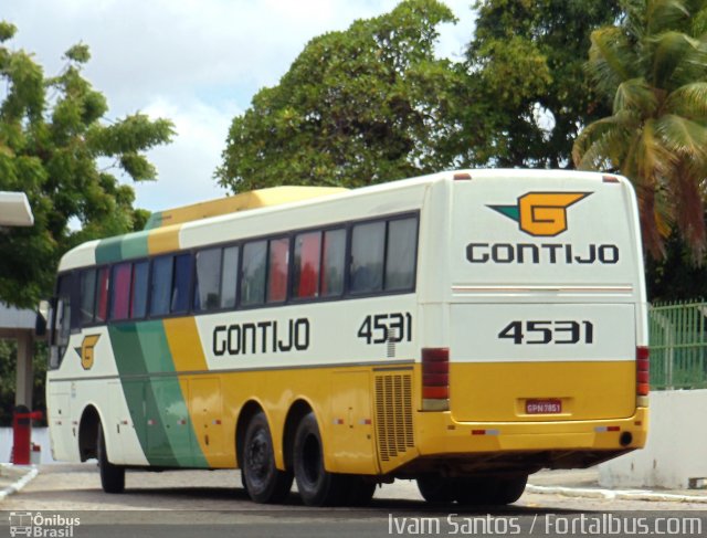 Empresa Gontijo de Transportes 4531 na cidade de Fortaleza, Ceará, Brasil, por Ivam Santos. ID da foto: 974877.