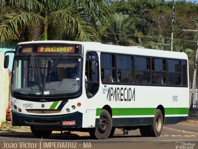 Viação Nossa Senhora Aparecida 1590 na cidade de Imperatriz, Maranhão, Brasil, por João Victor. ID da foto: 974242.