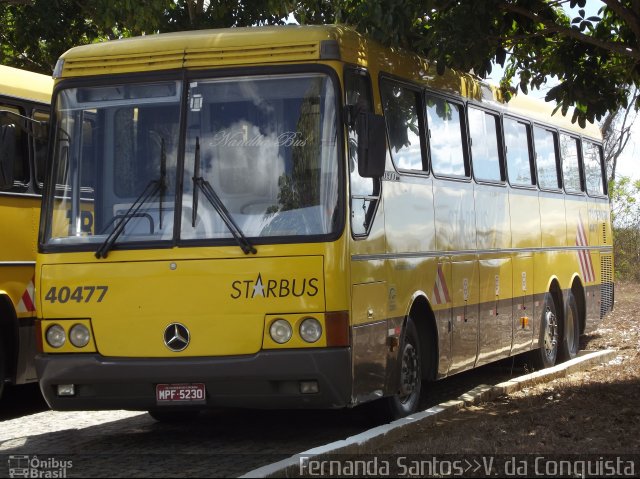 Viação Itapemirim 40477 na cidade de Vitória da Conquista, Bahia, Brasil, por Fernanda Santos Almeida. ID da foto: 975157.