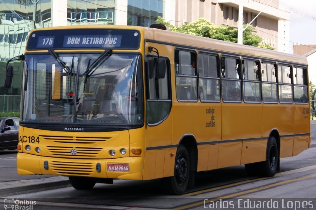 Auto Viação Marechal AC184 na cidade de Curitiba, Paraná, Brasil, por Carlos Eduardo Lopes. Número da foto: #973789.