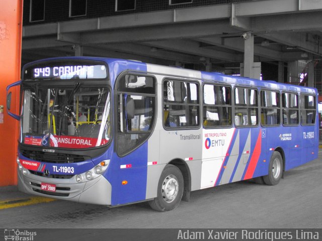 Translitoral TL-11903 na cidade de Guarujá, São Paulo, Brasil, por Adam Xavier Rodrigues Lima. Número da foto: #974415.