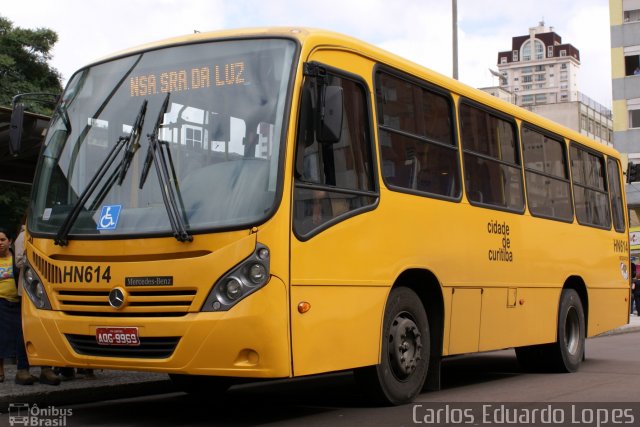 Auto Viação Redentor HN614 na cidade de Curitiba, Paraná, Brasil, por Carlos Eduardo Lopes. ID da foto: 973786.