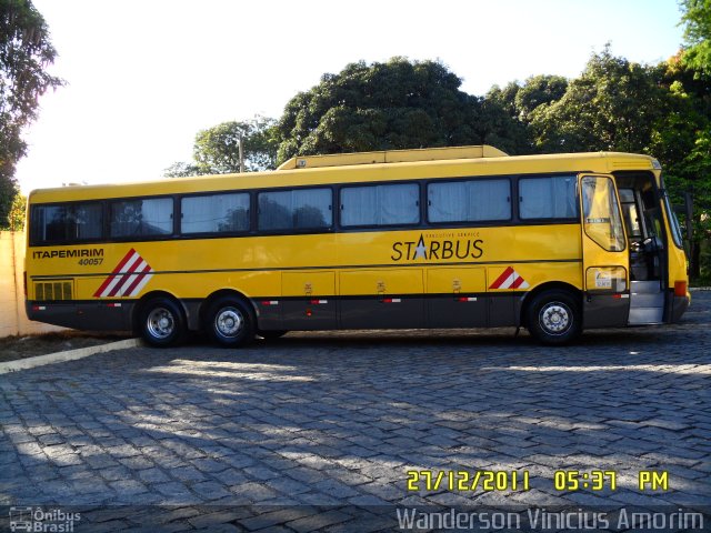 Viação Itapemirim 40057 na cidade de Ipatinga, Minas Gerais, Brasil, por Wanderson Vinícius Amorim. Número da foto: #977131.