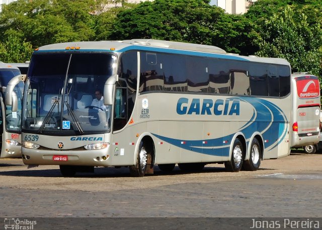 Viação Garcia 6539 na cidade de Londrina, Paraná, Brasil, por Jonas Pereira. Número da foto: #977162.