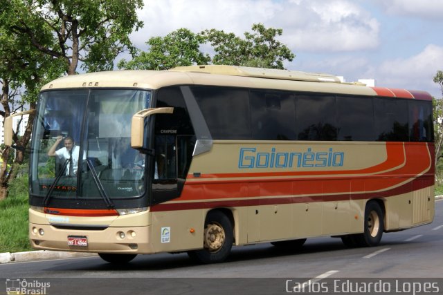 Auto Viação Goianésia 154003-8 na cidade de Brasília, Distrito Federal, Brasil, por Carlos Eduardo Lopes. ID da foto: 977399.