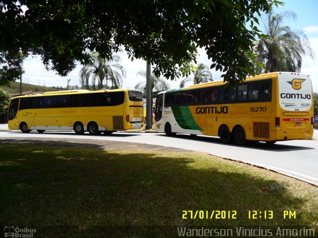 Empresa Gontijo de Transportes 15270 na cidade de Ipatinga, Minas Gerais, Brasil, por Wanderson Vinícius Amorim. ID da foto: 979030.