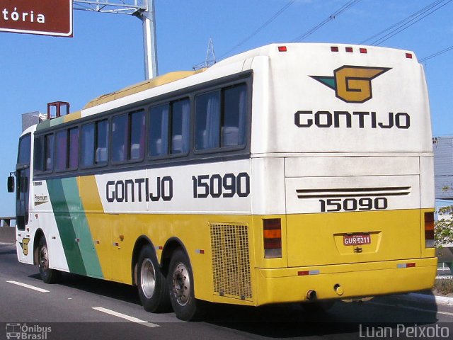 Empresa Gontijo de Transportes 15090 na cidade de Vitória, Espírito Santo, Brasil, por Luan Peixoto. ID da foto: 978183.