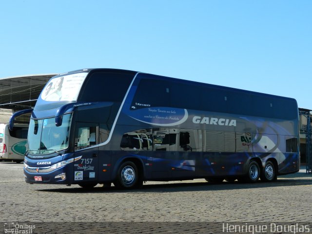 Viação Garcia 7157 na cidade de Londrina, Paraná, Brasil, por Henrique Douglas. ID da foto: 978207.