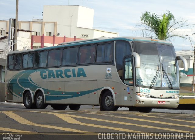 Viação Garcia 6426 na cidade de Londrina, Paraná, Brasil, por Gilberto Martins. Número da foto: #979121.
