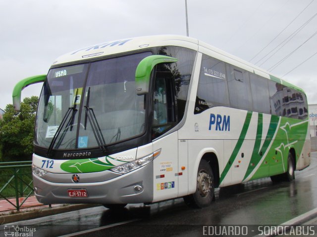 PRM Turismo 712 na cidade de Sorocaba, São Paulo, Brasil, por EDUARDO - SOROCABUS. Número da foto: #978334.
