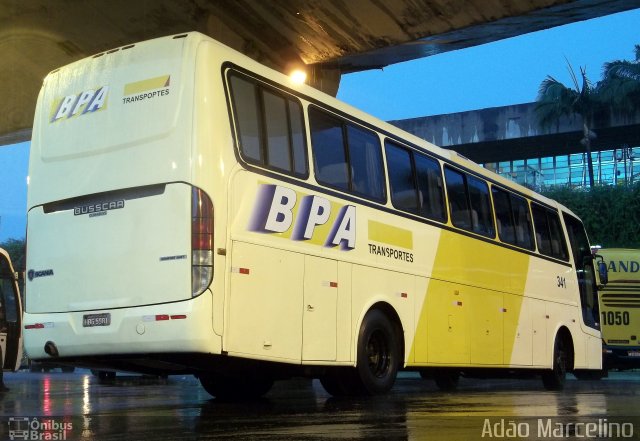 BPA Transportes 341 na cidade de Belo Horizonte, Minas Gerais, Brasil, por Adão Raimundo Marcelino. ID da foto: 979591.