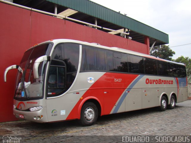 Viação Ouro Branco 15437 na cidade de São Paulo, São Paulo, Brasil, por EDUARDO - SOROCABUS. Número da foto: #978239.