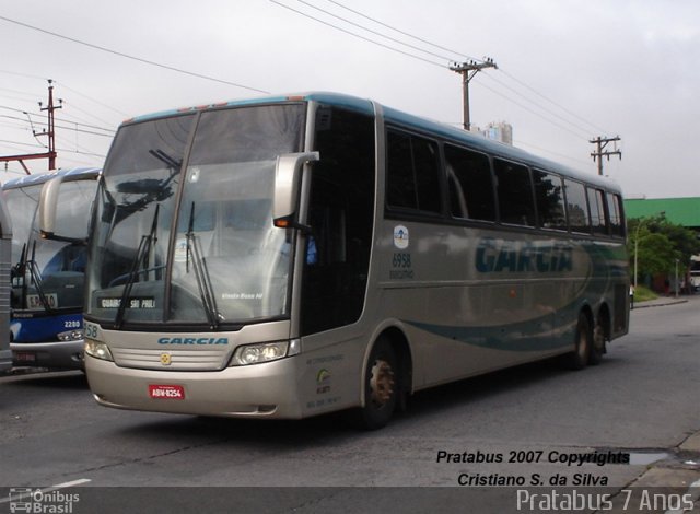 Viação Garcia 6958 na cidade de São Paulo, São Paulo, Brasil, por Cristiano Soares da Silva. Número da foto: #979485.