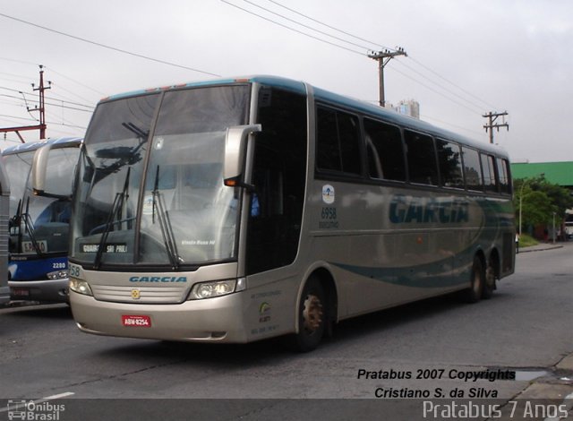 Viação Garcia 6958 na cidade de São Paulo, São Paulo, Brasil, por Cristiano Soares da Silva. ID da foto: 979485.